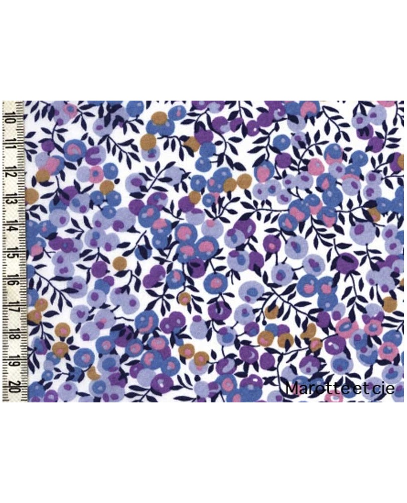 Coupon Liberty Wiltshire lilas 65*45cm dans Tissus Liberty par Marotte et Cie