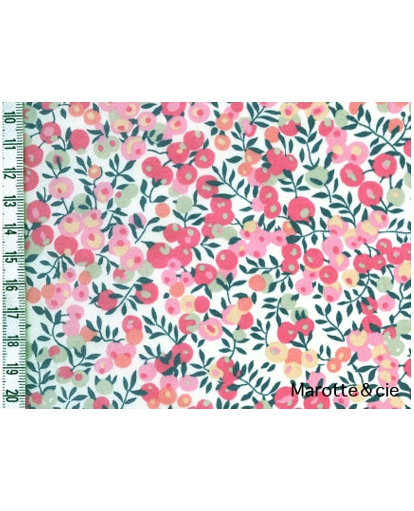 Coupon Liberty Wiltshire pois de senteur 65 x 45 cm dans Tissus Liberty par Marotte et Cie