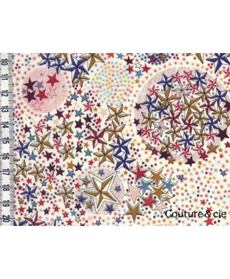 Coupon Liberty Adelajda terracotta 65*45cm dans Tissus Liberty par Marotte et Cie