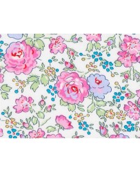 Coupon Liberty Felicité rose et bleu, 45x65cm dans Tissus Liberty par Marotte et Cie