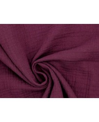 Coupon Double gaze coton purple, 45x65cm