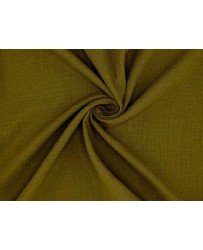 Coupon double gaze coton vert bronze, 45x65cm dans Double gaze par Marotte et Cie