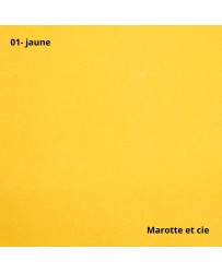 Feutrine pure laine jaune 20x30cm, épaisseur 1mm dans Catégories par Marotte et Cie