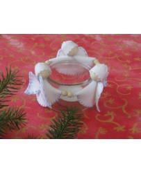 Kit créatif PHOTOPHORE RONDE DES ANGES dans DÉCORATION DE NOEL & DECO FEUTRINE par Marotte et Cie