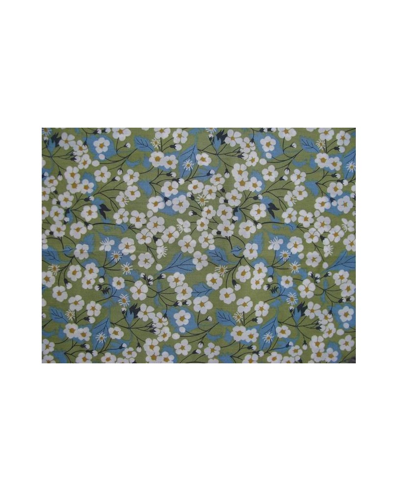 COUPON LIBERTY MITSI VERT 65 X 45 cm dans Tissus par Marotte et Cie COUPON LIBERTY MITSI VERT 65 X 45 cm dans Tissus par Marotte et Cie