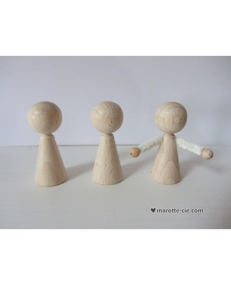 LOT 3 POUPEES BOIS 5 cm Avec emmanchures dans Fournitures diverses par Marotte et Cie LOT 3 POUPEES BOIS 5 cm Avec emmanchures dans Fournitures diverses par Marotte et Cie